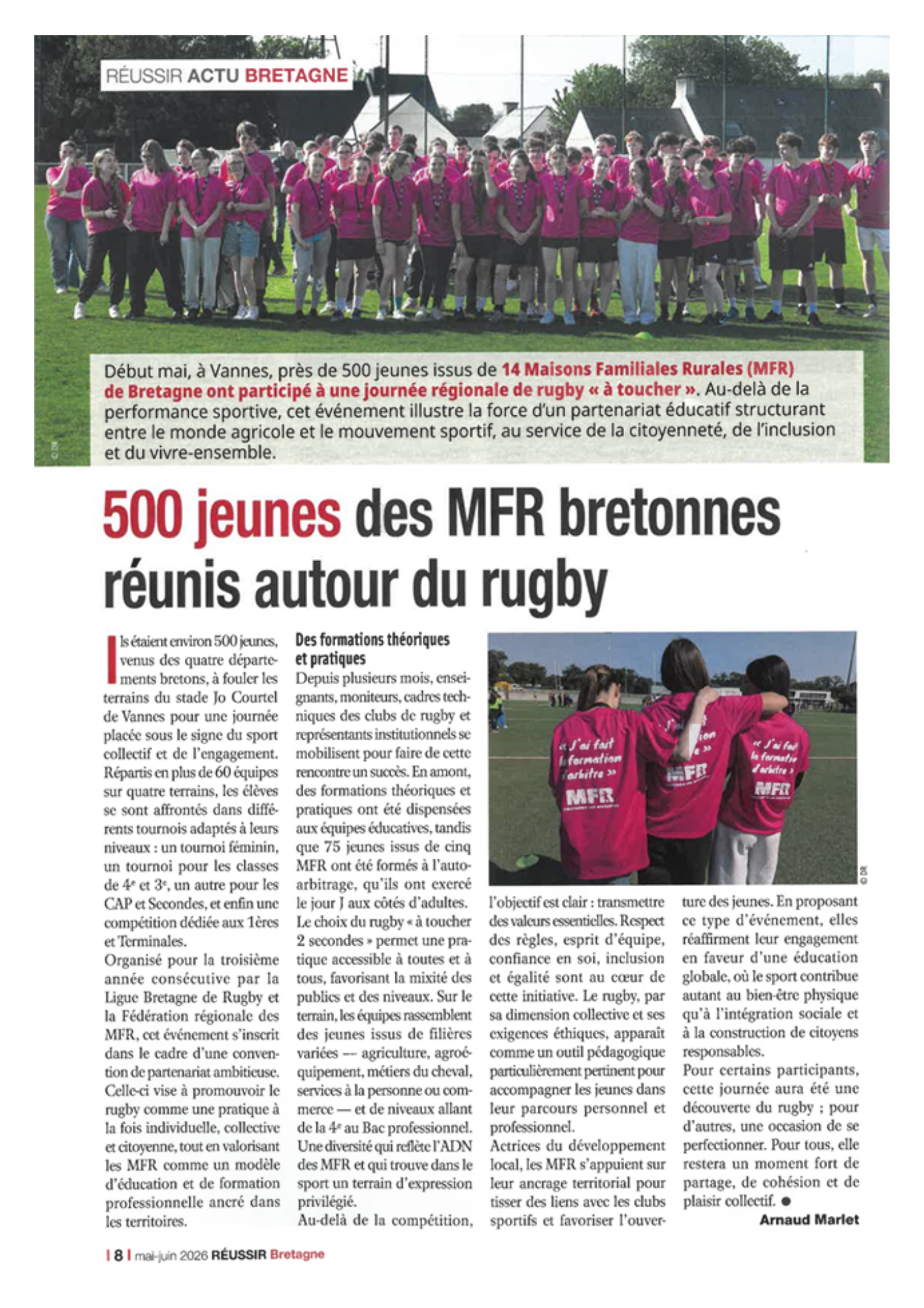 Tournoi de rugby régional interMFR
